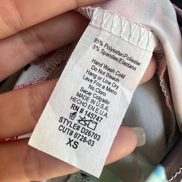 NEW Fashion Nova Butterfly Desire Printed Bodycon Dress Size XS - Picture 7 of 7